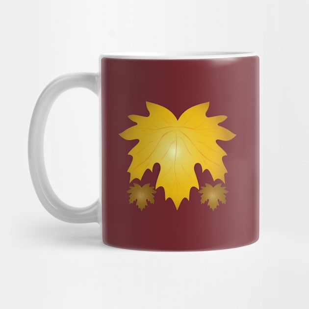 Embrace Minimalism with a Maple Leaf Design by SkillsDesigns